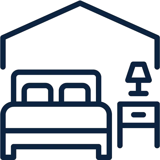 Hotel Room Icon Clipart