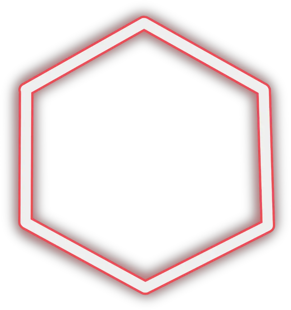 neon hexagon red round freetoedit circle geometric Heart