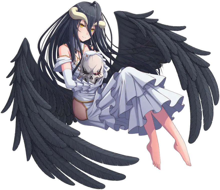 freetoedit albedo overlord anime animegirl Albedo