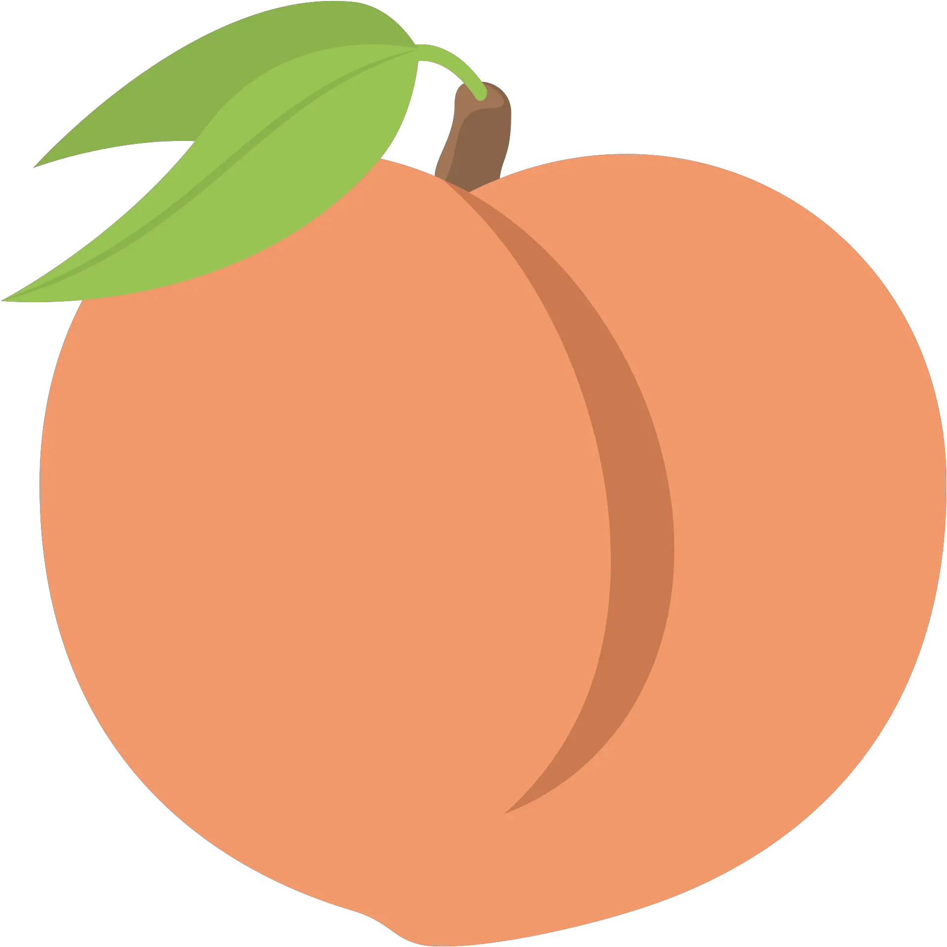 Transparent Emoji Peach Png Cartoon Peach Transparent Background