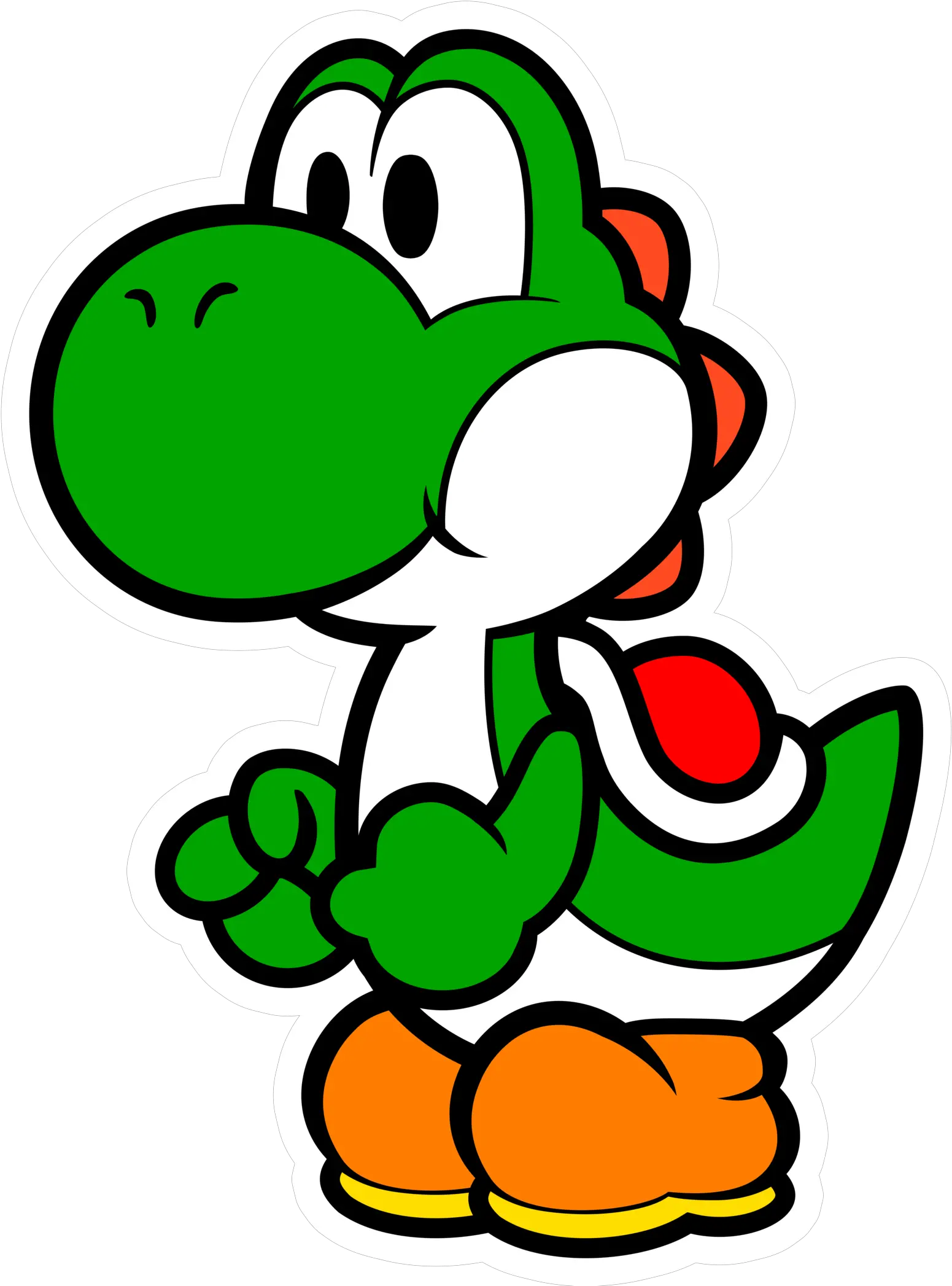 Super Paper Mario Yoshi