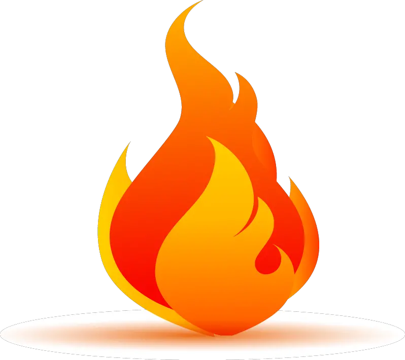 Cartoon Flame Vector Elements Png Download Transparent Background Fire Image Cartoon