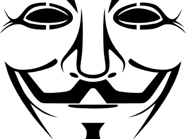 Joker Clipart Anonymous Face Joker Black And White
