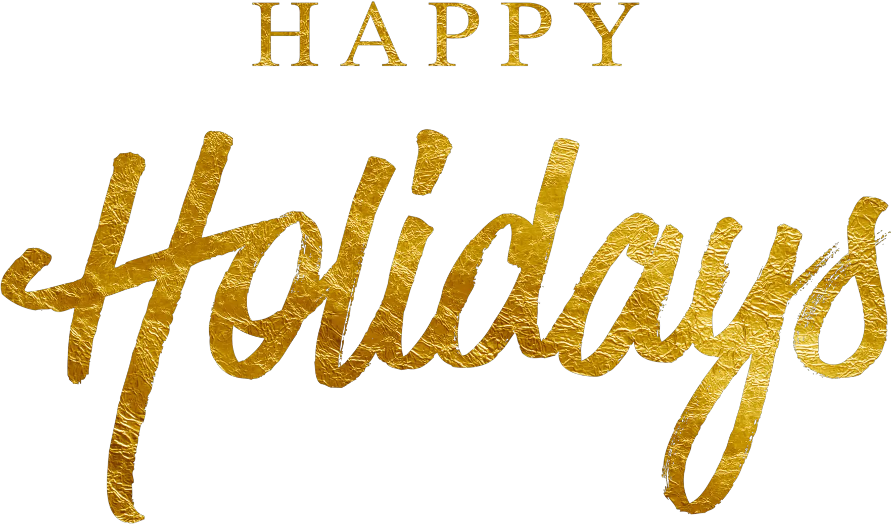 Happy Holidays Transparent Png