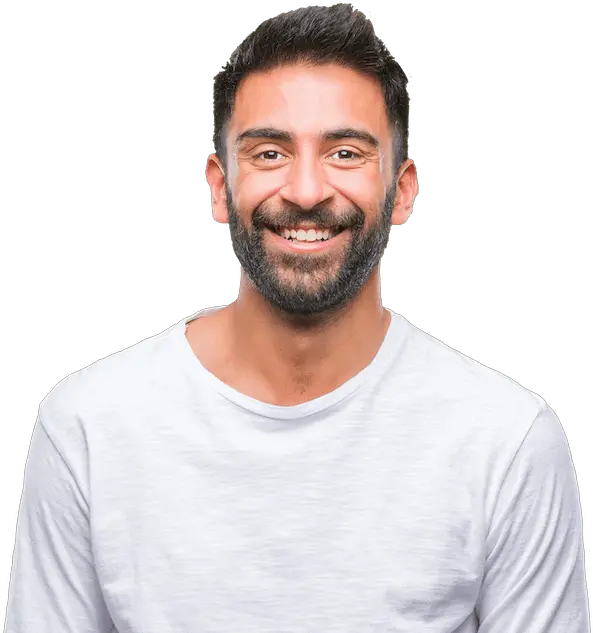 Happy Man Smiling With White Teeth Gentleman