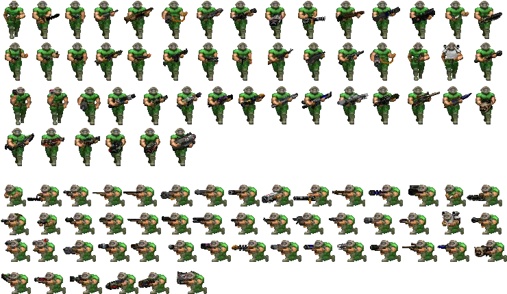 Doom Guy Sprites