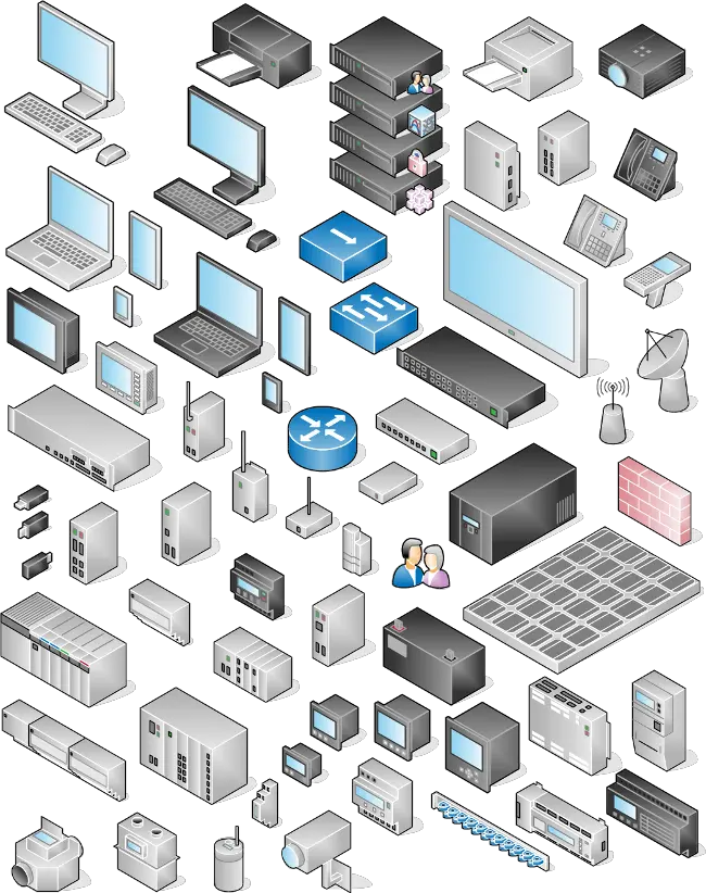 Transparent Networking Icons Png Svg Network Diagram Icons