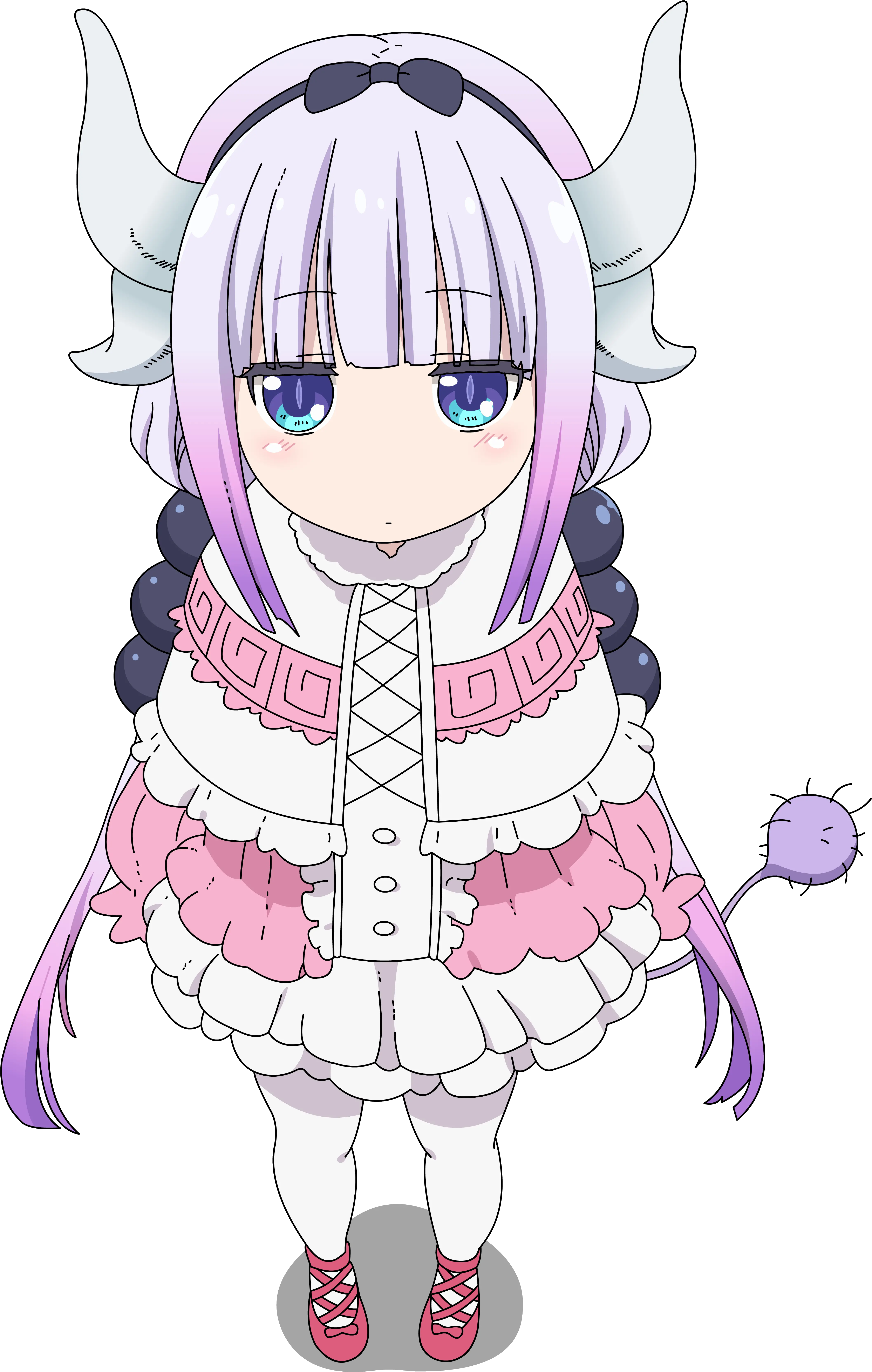 Miss Kobayashi-san Dragon Maid Kanna Kamui Cosplay Kanna 3d Model Vrchat
