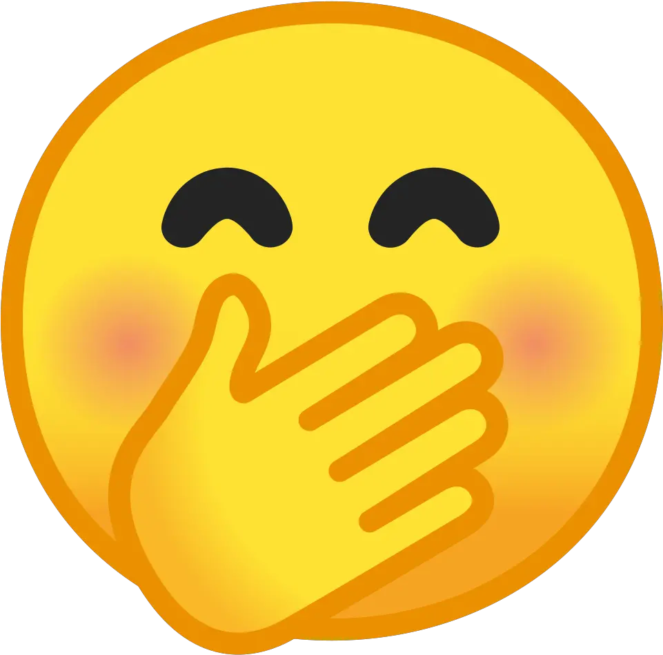 Face With Hand Over Mouth Icon Face With Hand Over Mouth Emoji