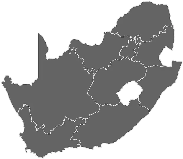 South Africa Map Vector