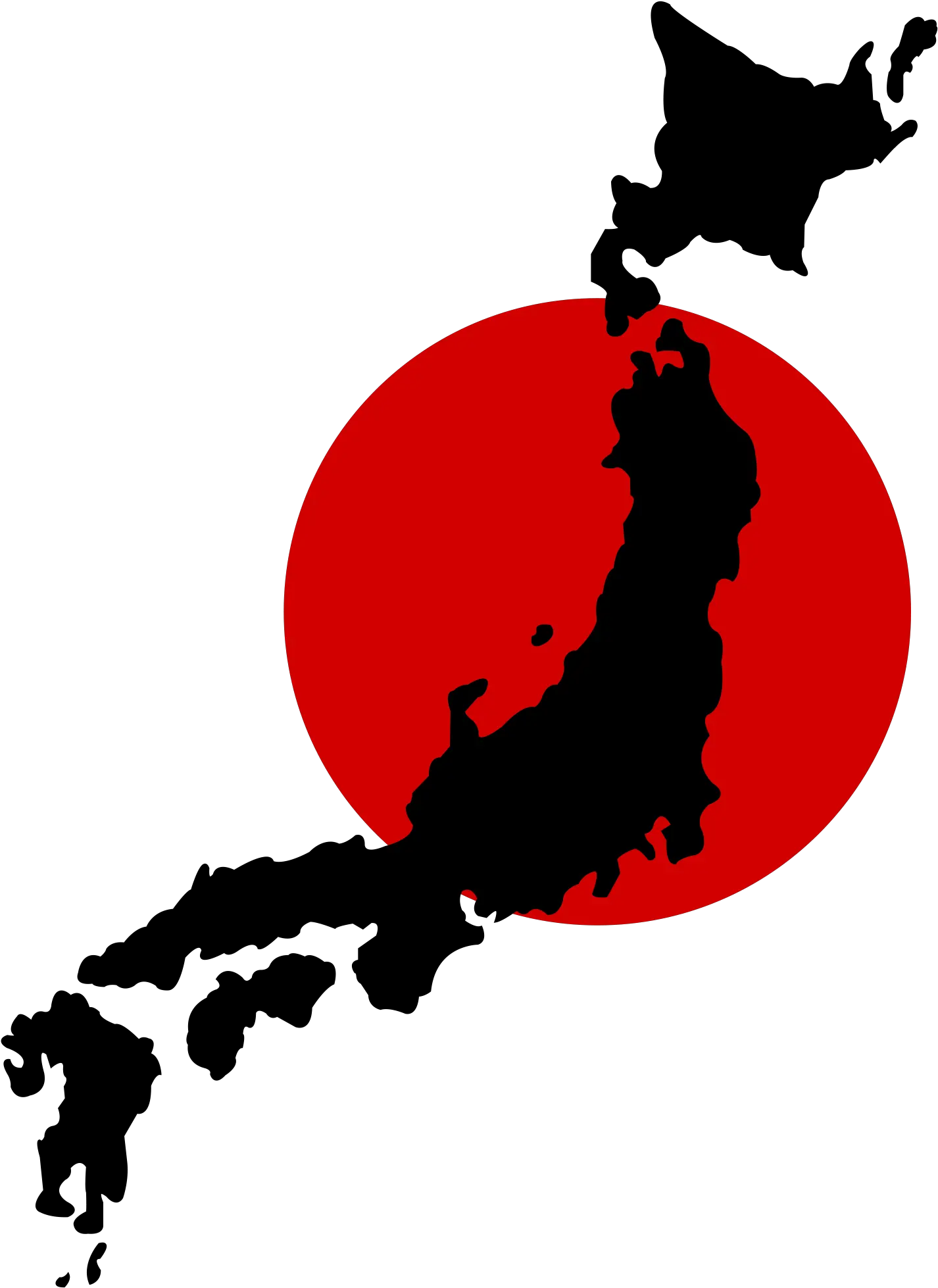 Japan Map Vector Png Clipart