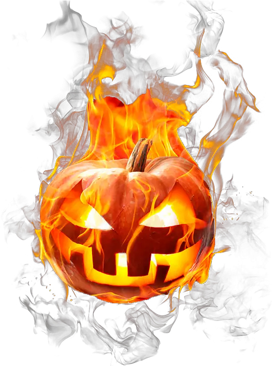 Halloween Pumpkin In Fire Png Image Free Download Searchpng Fire Pumpkin Png