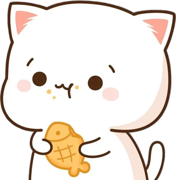 kawaii cat galleta galletita cookie kawaii Hình Mèo Con Chibi