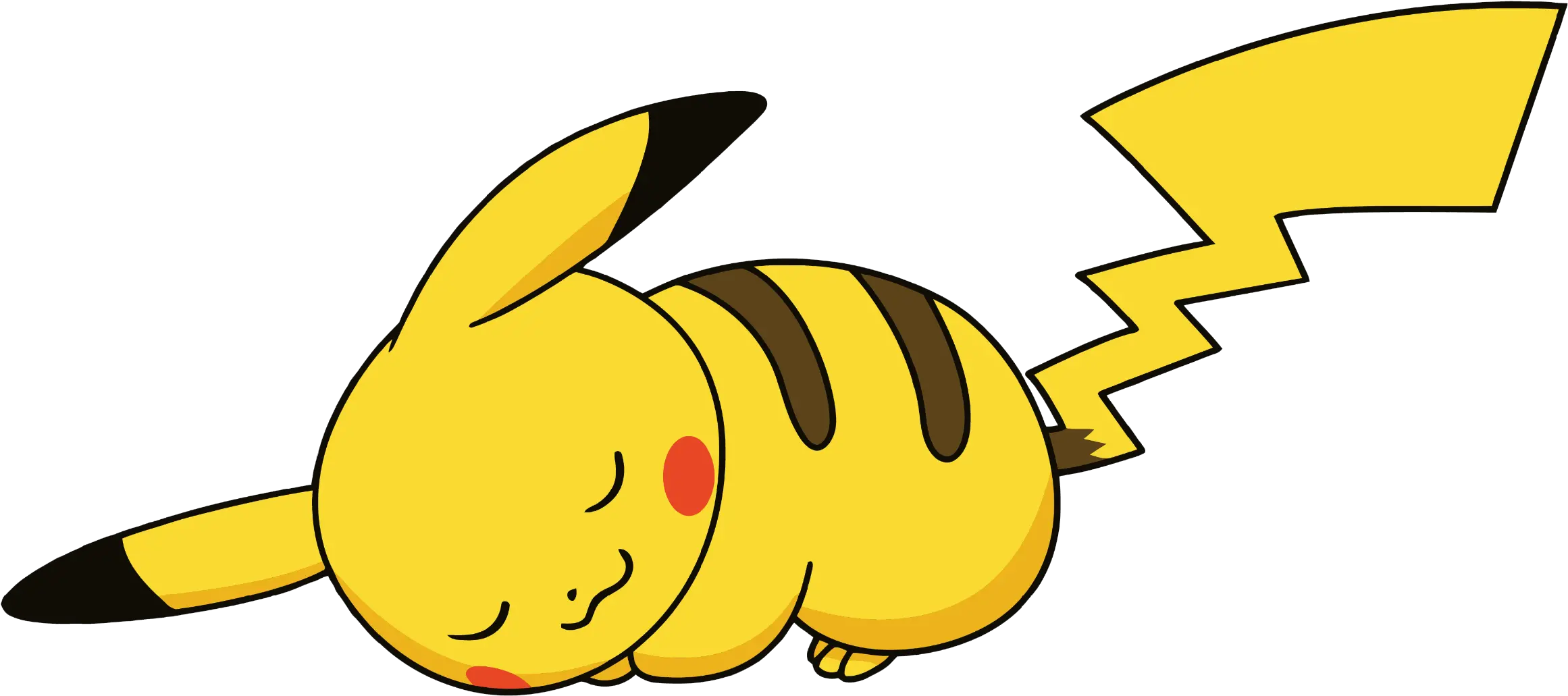 Sleepy Drawing Pikachu Transparent Png Clipart Free Sleeping Pikachu Png