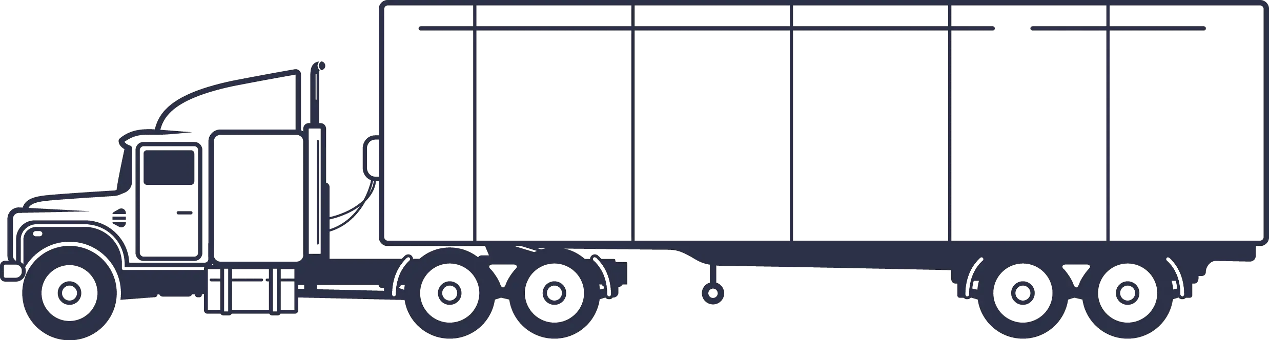 Transparent Semi Truck Png Flatbed Semi Truck Clipart