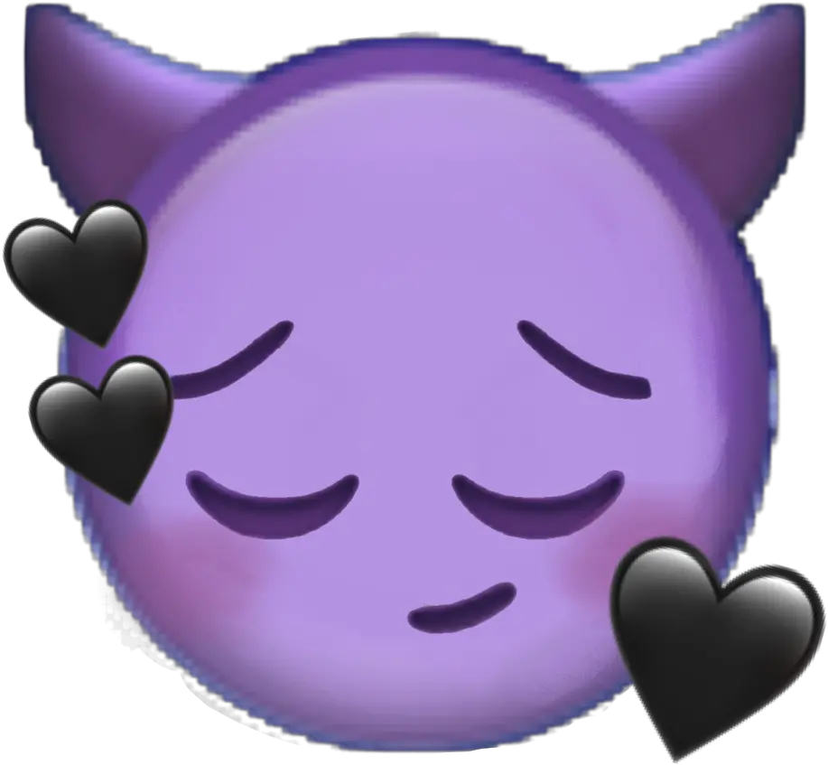 milukyun iphone iphoneemoji emoji emojis devil
