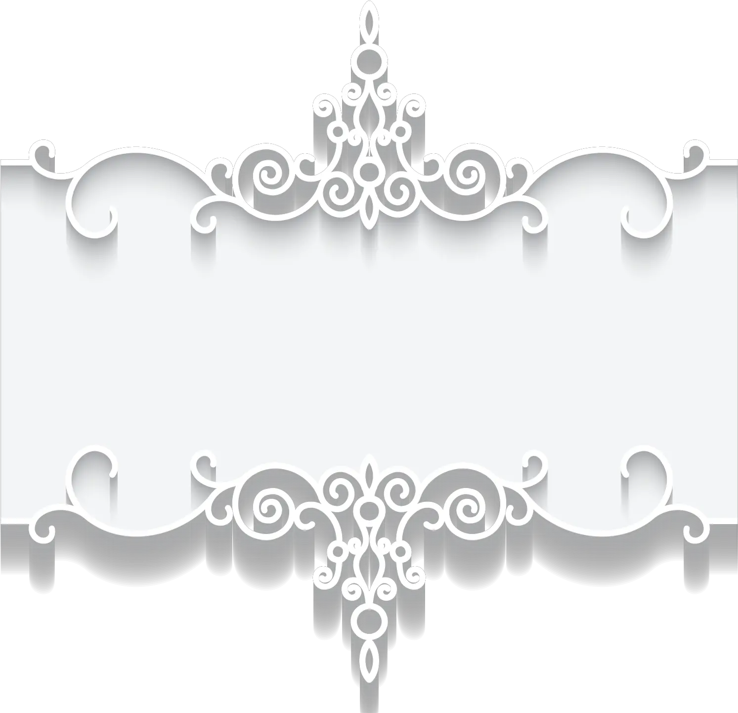 Picture Vector Lace Pattern Frame Illustration Textile Black And Silver Frame Png