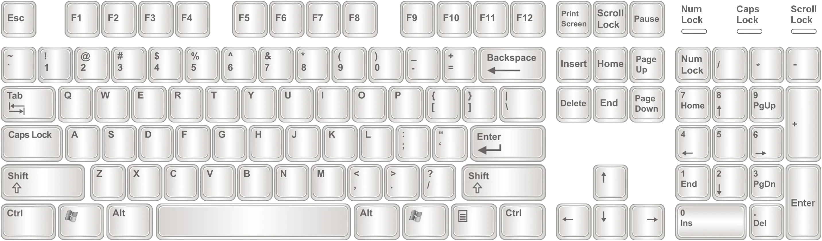 Png Keyboard Keys Keyboard Keys