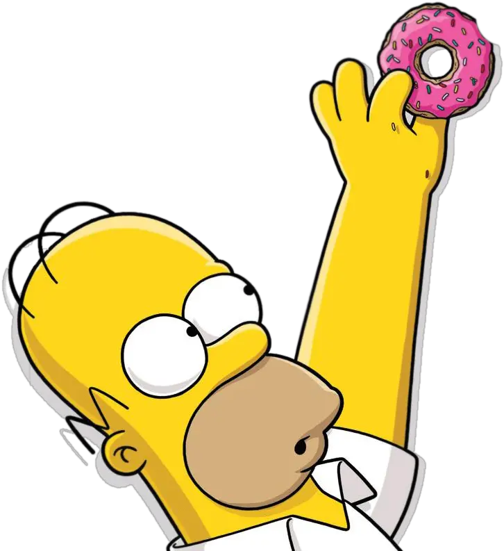 Download Free Homer Bart Area Donuts Artwork Simpson Simpsons Png