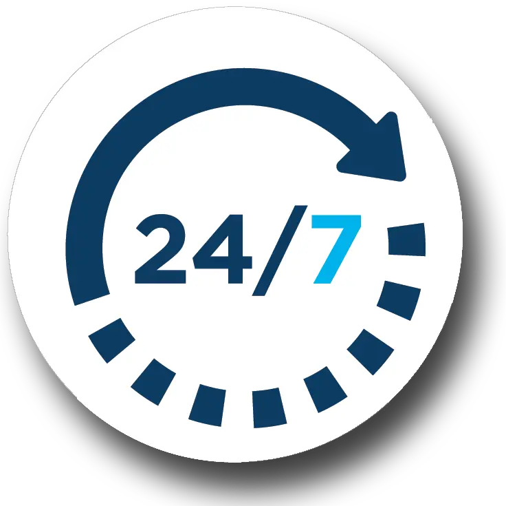 Icon Clock 24 7