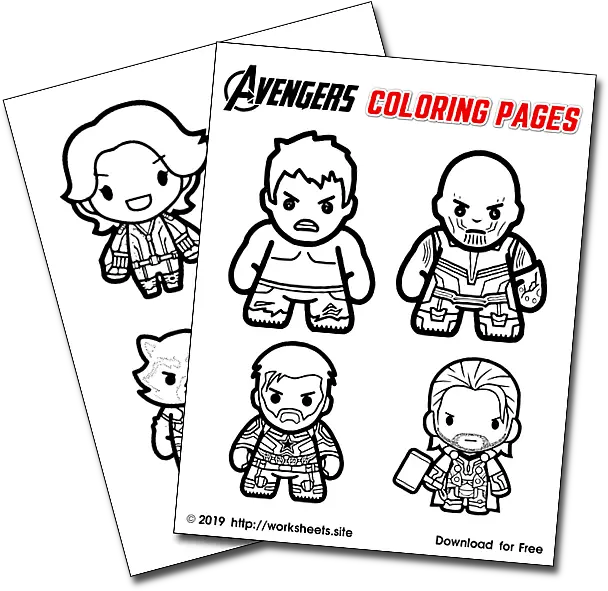 Avengers Endgame Coloring Pages End Game Avengers Colouring