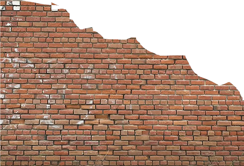 Go To Image Broken Brick Wall Png