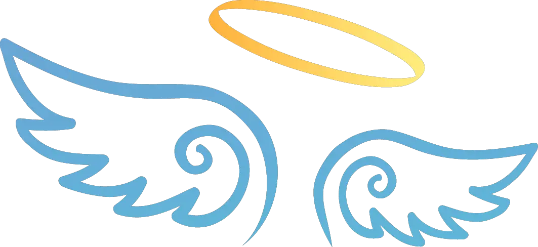 Angel Wings Clipart Halo Cartoon Angel Wings Png