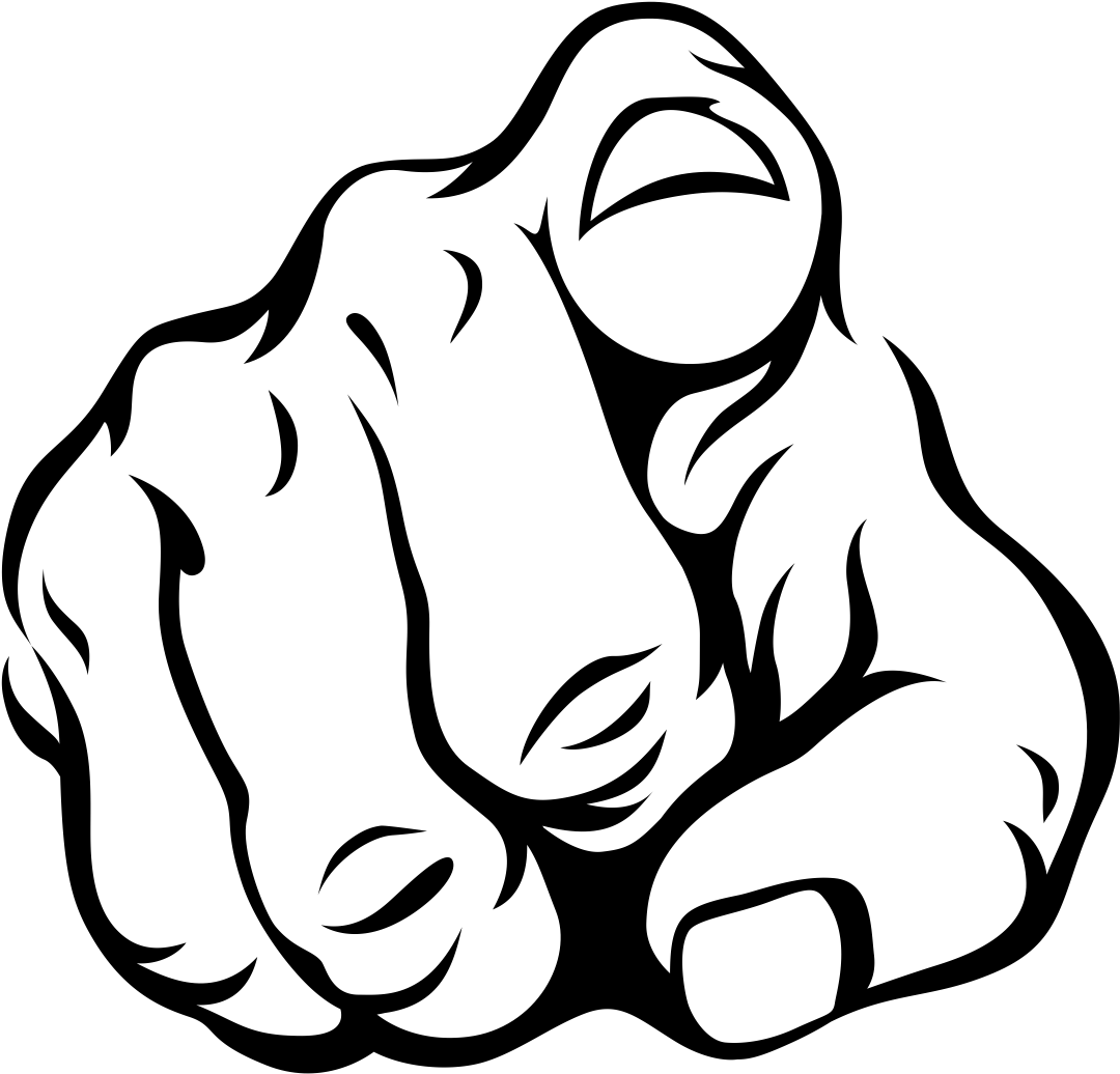 Transparent Pointing Finger Png