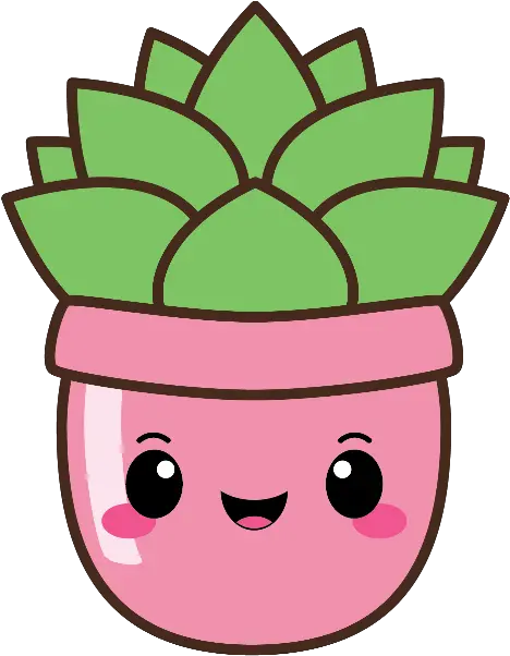 Kawaii Cactus Stickers Messages Sticker-5 Blue Starburst Png