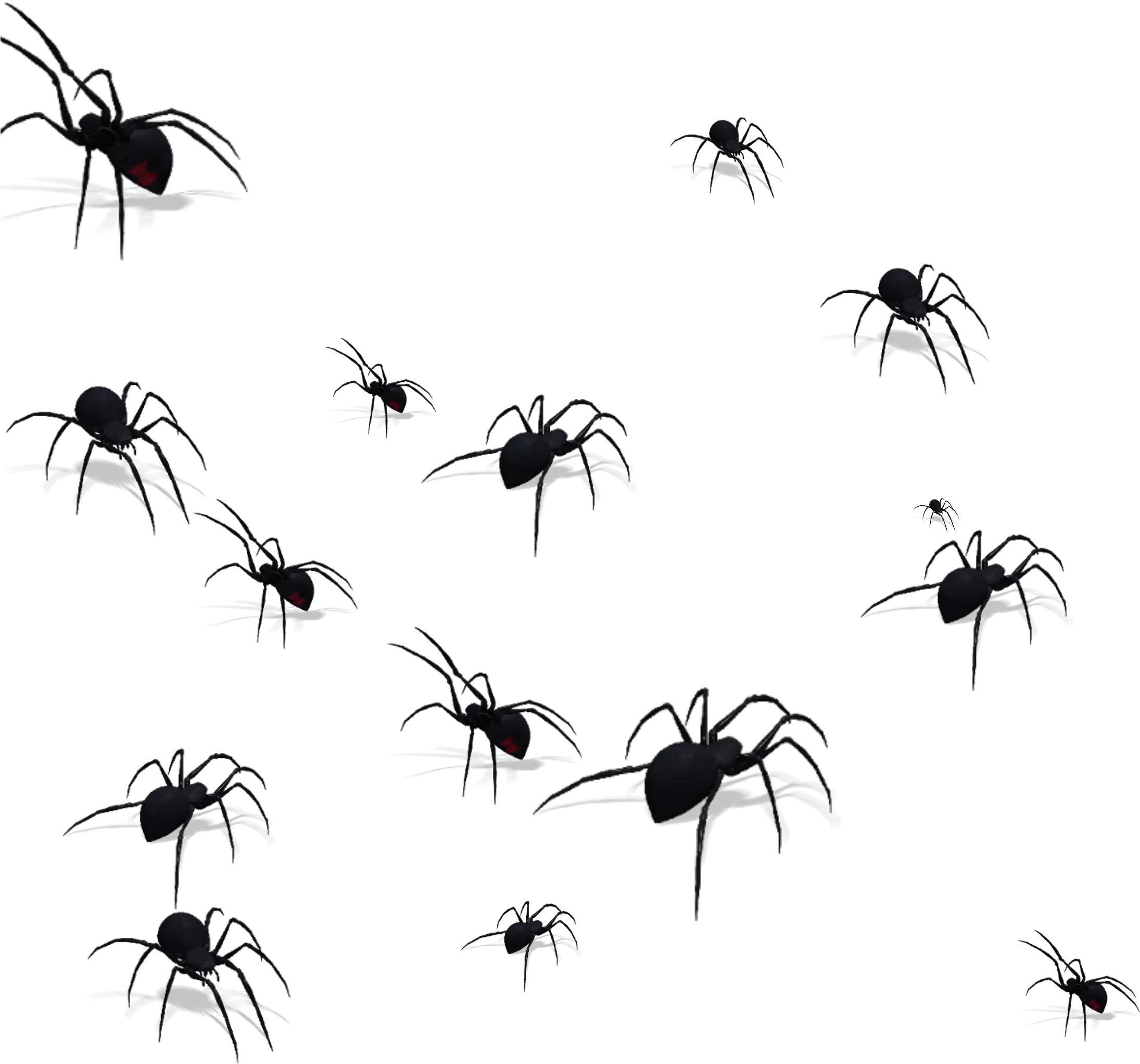 Transparent Mosquito Silhouette Png Lots Of Spiders Png