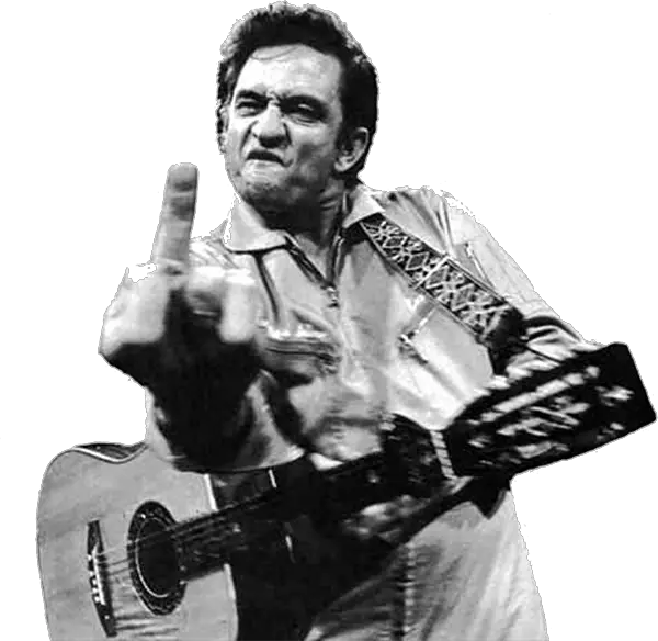 Johnny Cash Has Been Everywhere Johnny Cash Finger Art