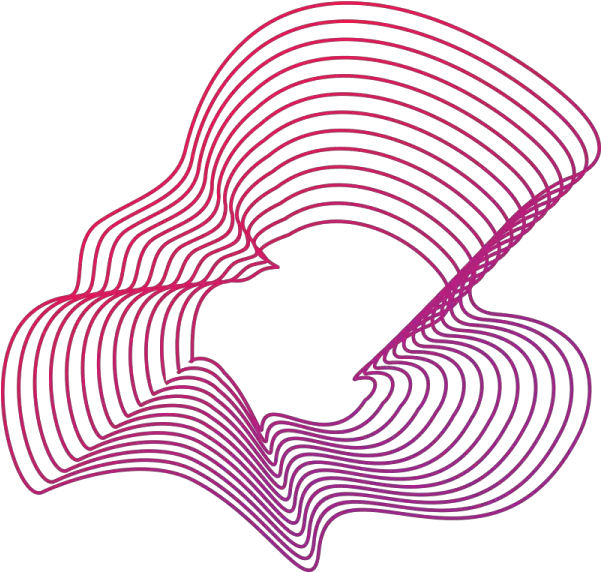 Abstract Wave Lines Illustration