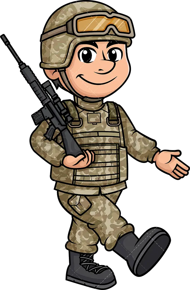 Soldier Male Marching Transparent Png Soldier Clipart