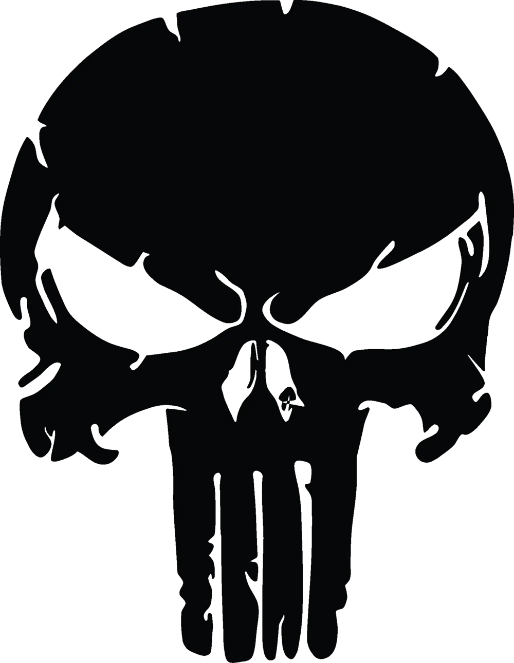 Distressed Punisher Us Military Punisher Skull