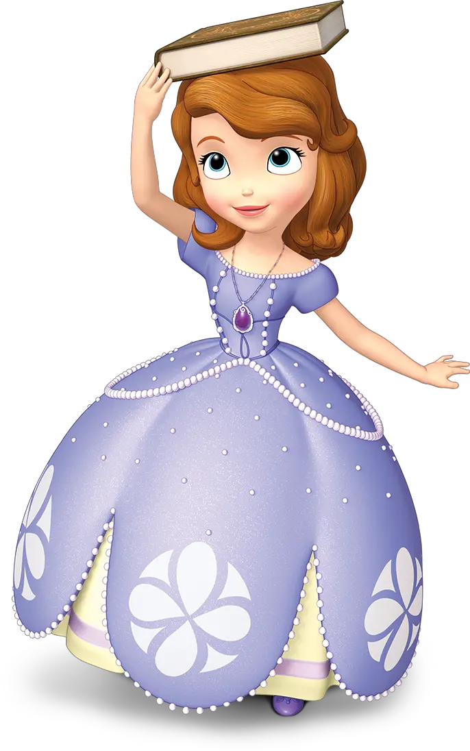 Sofia The First Holding Balloons