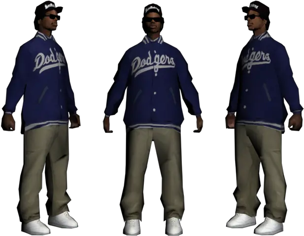 New Ryder For Gta San Andreas Crips Skin Gta Sa