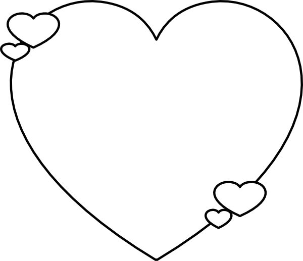 Download Heart Shape Outline Clipart Shape Heart Clip Heart