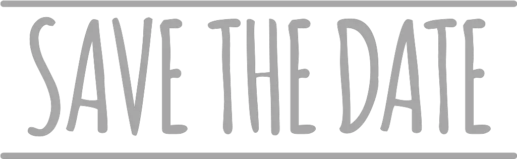 Save The Date Text Png
