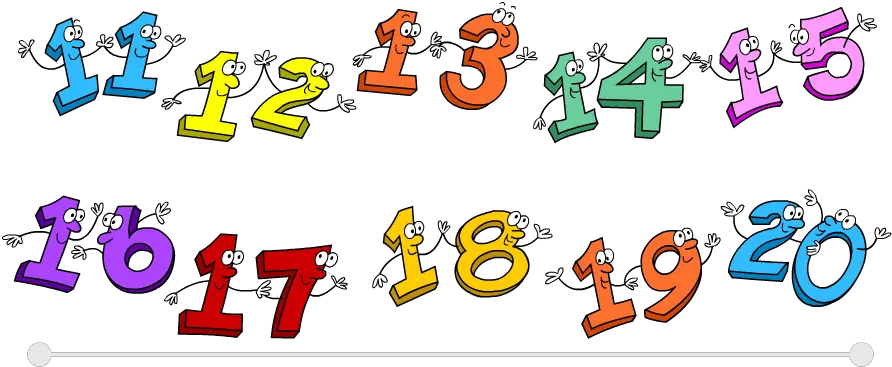 1 20 Numbers Png