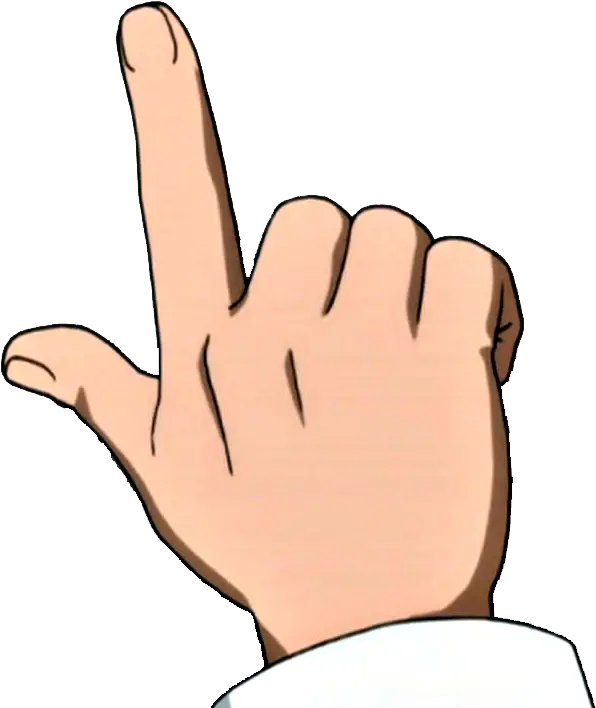 Index Finger Extended Their Cartoon Index Finger Png