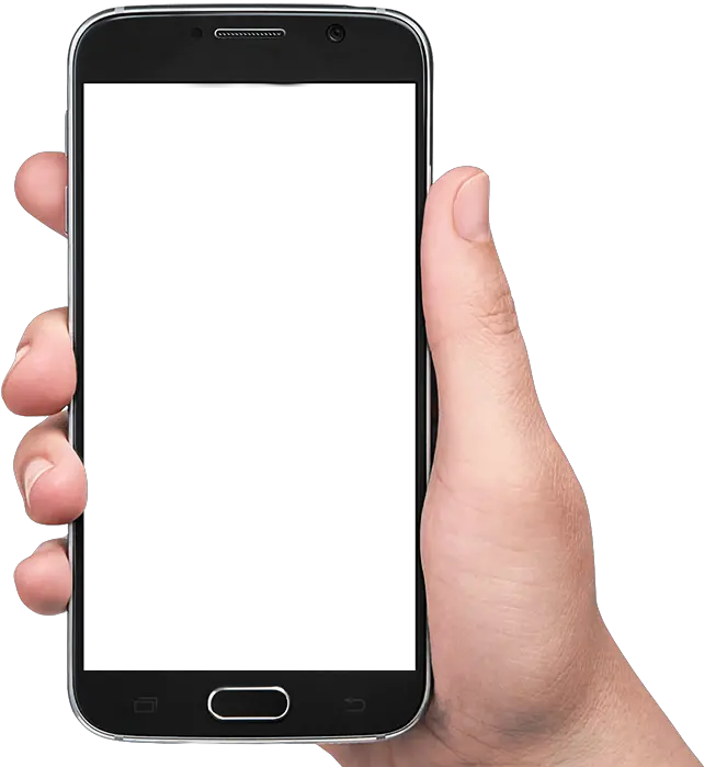 Transparent Subscribe Png Transparent Transparent Hand Holding Phone