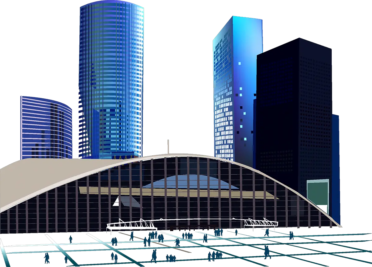 High Rise Building Architecture Illustration Highrise Modern Building City Building Png