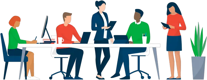Coworking Project Space With People