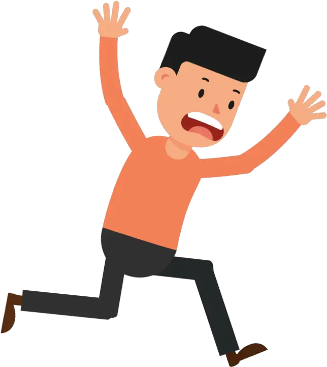 Man Running Scared Pinterest Animation Man Running Gif Animation