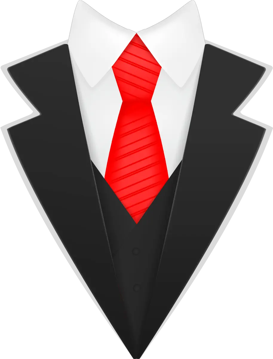 Red Tie Suit Png Suit Red Tie Png