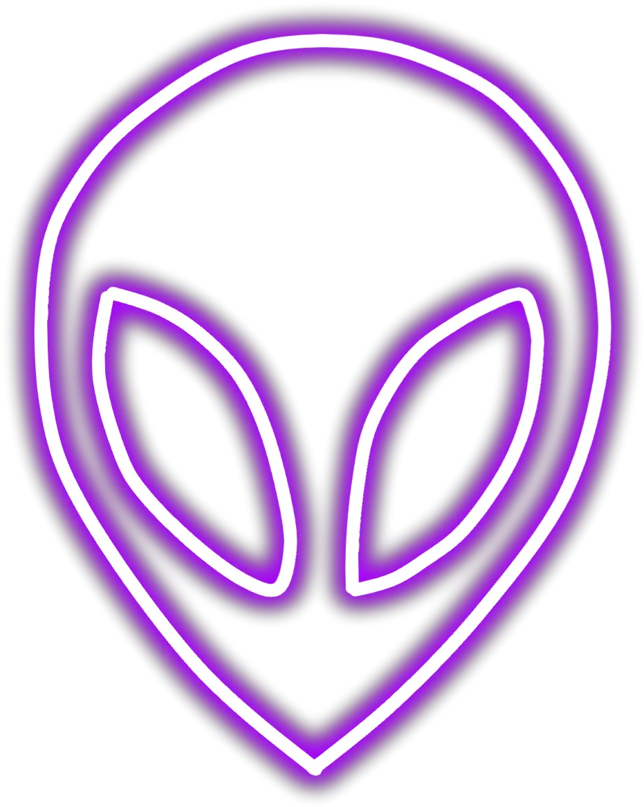 Alien Neon Png