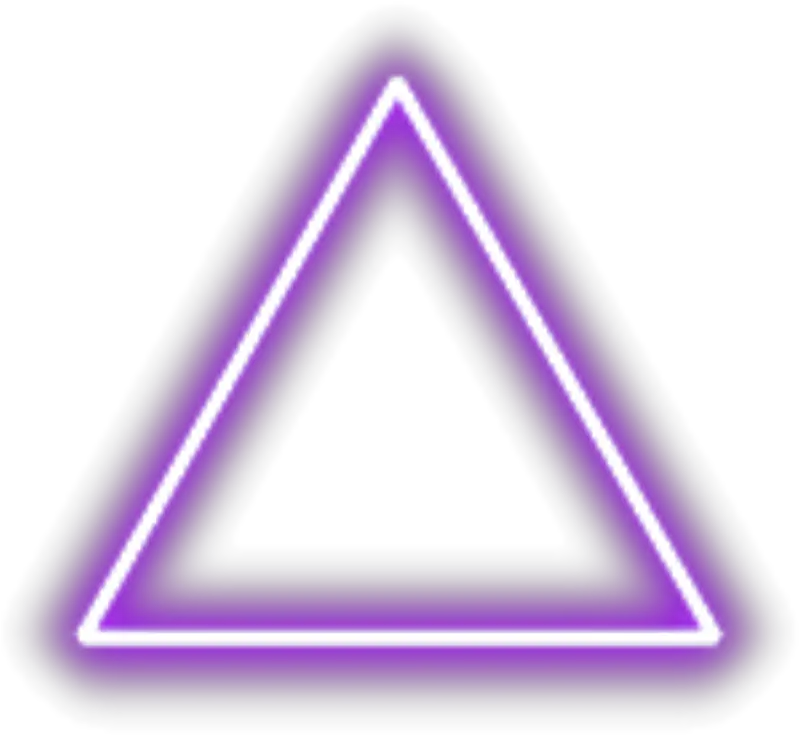 Transparent Triangle Border Clipart Png Neon Lights