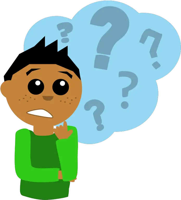 Confused Student Clipart Snow Question Clipart
