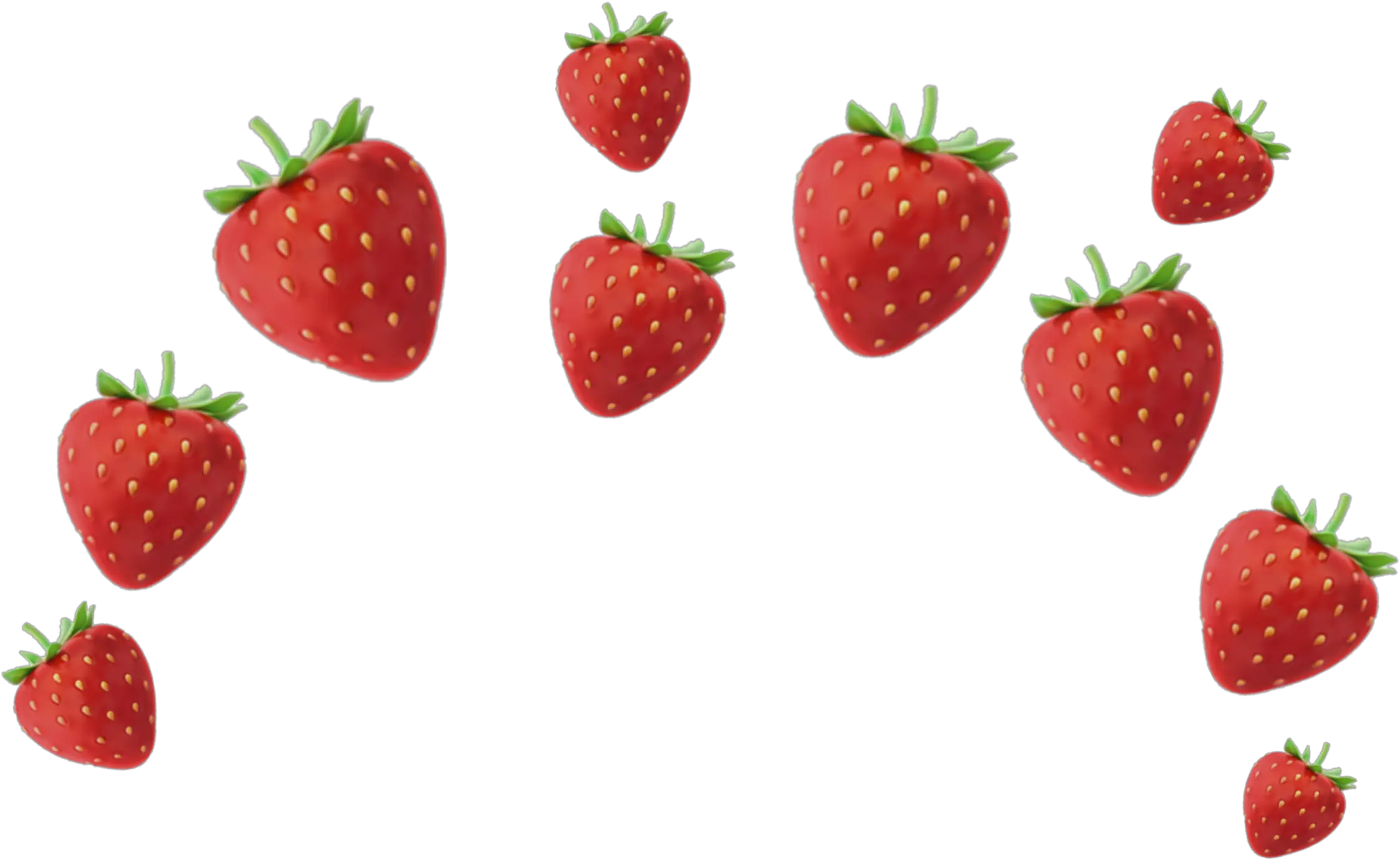 aesthetic strawberries strawberry crown emoji Blue Heart Emoji Crown