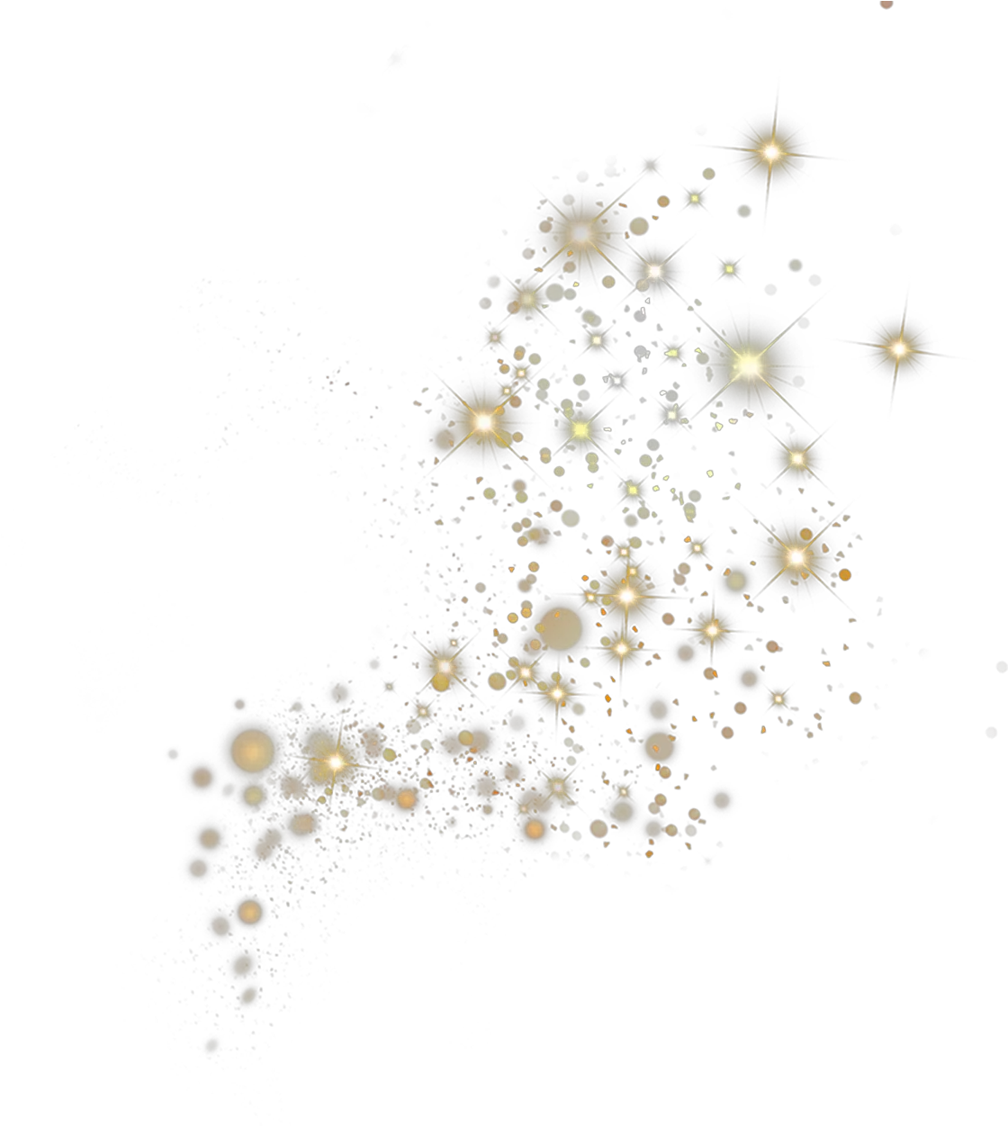 Star Light Effect Yellow Element Halo Clipart Illustration